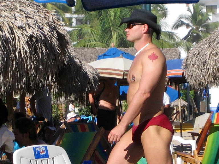Thong bikini tan lines